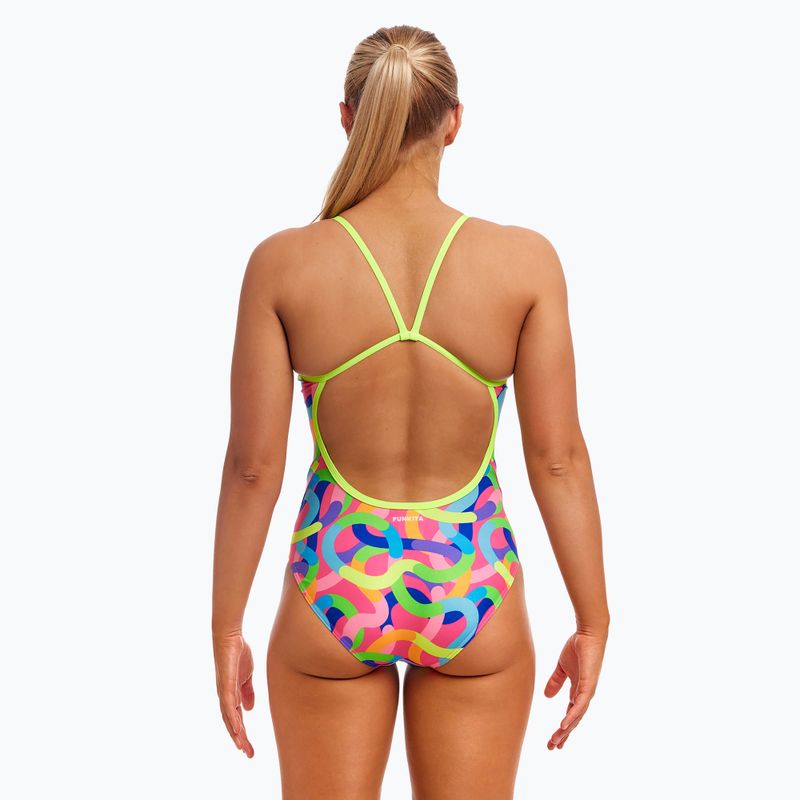 Купальник суцільний жіночий Funkita Single Strap One Piece curly wurly 3