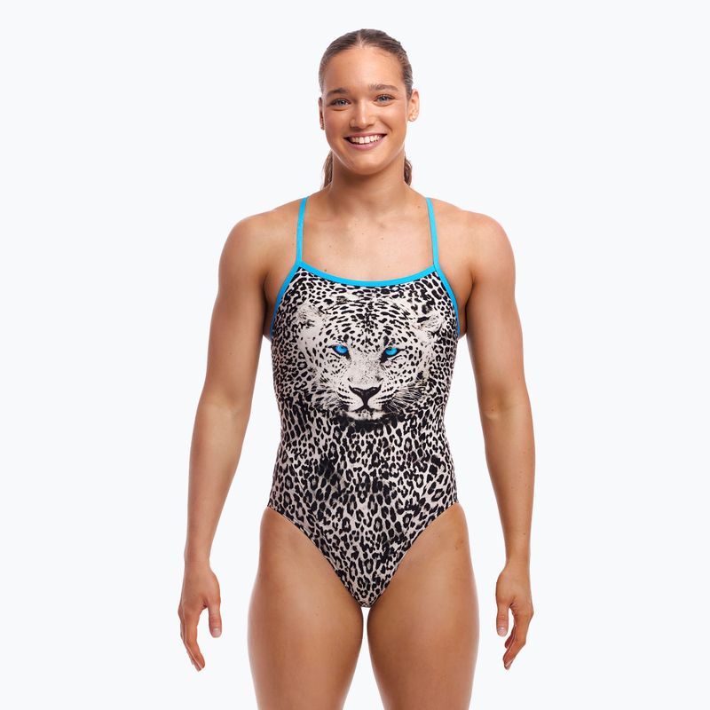 Купальник суцільний жіночий Funkita Single Strap One Piece white walker 2