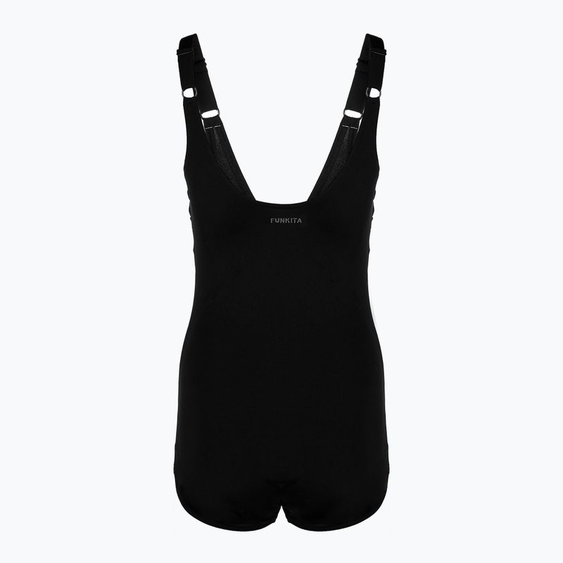 Купальник суцільний жіночий Funkita Scoop Neck One Piece still black 2