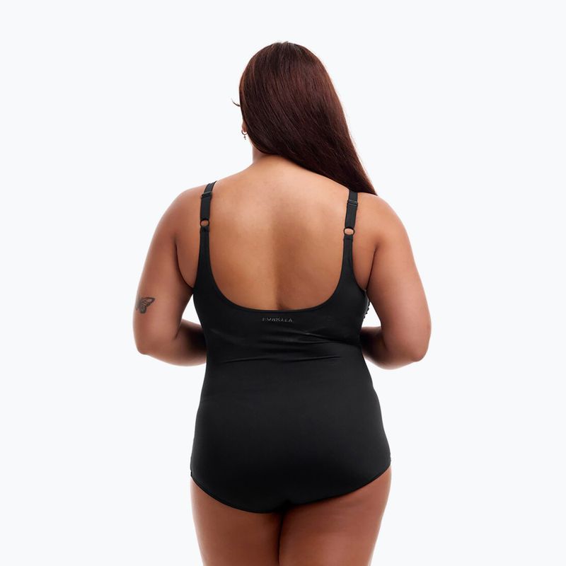 Купальник суцільний жіночий Funkita Scoop Neck One Piece still black 5