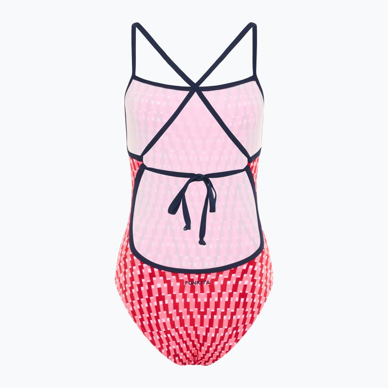 Купальник суцільний жіночий Funkita Tie Me Tight One Piece red 2