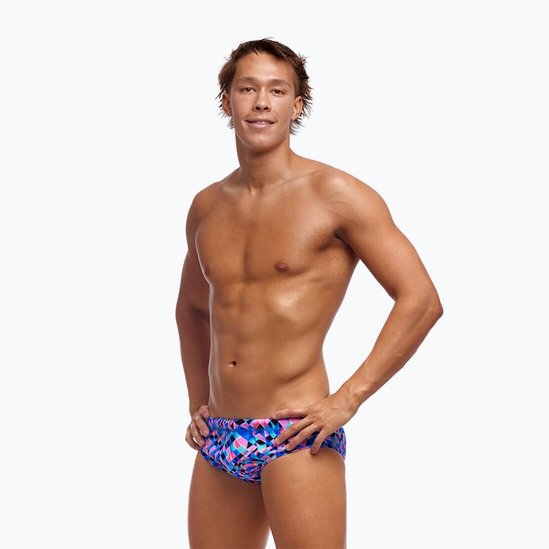 Плавки чоловічі Funky Trunks Seamed Briefs warp tour
