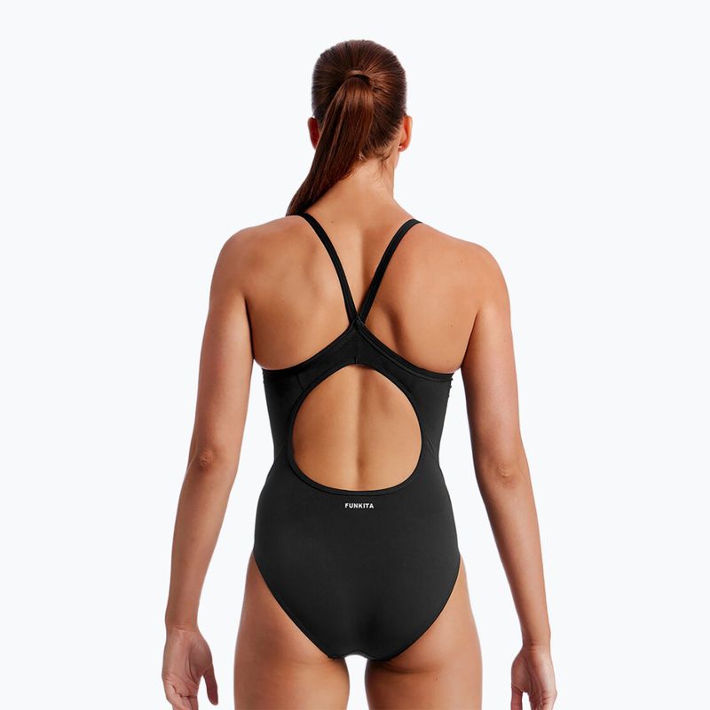 Купальник суцільний жіночий Funkita Diamond Back One Piece still black 2