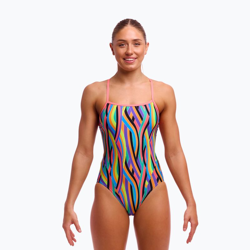 Купальник суцільний жіночий Funkita Single Strap One Piece curl curl 2