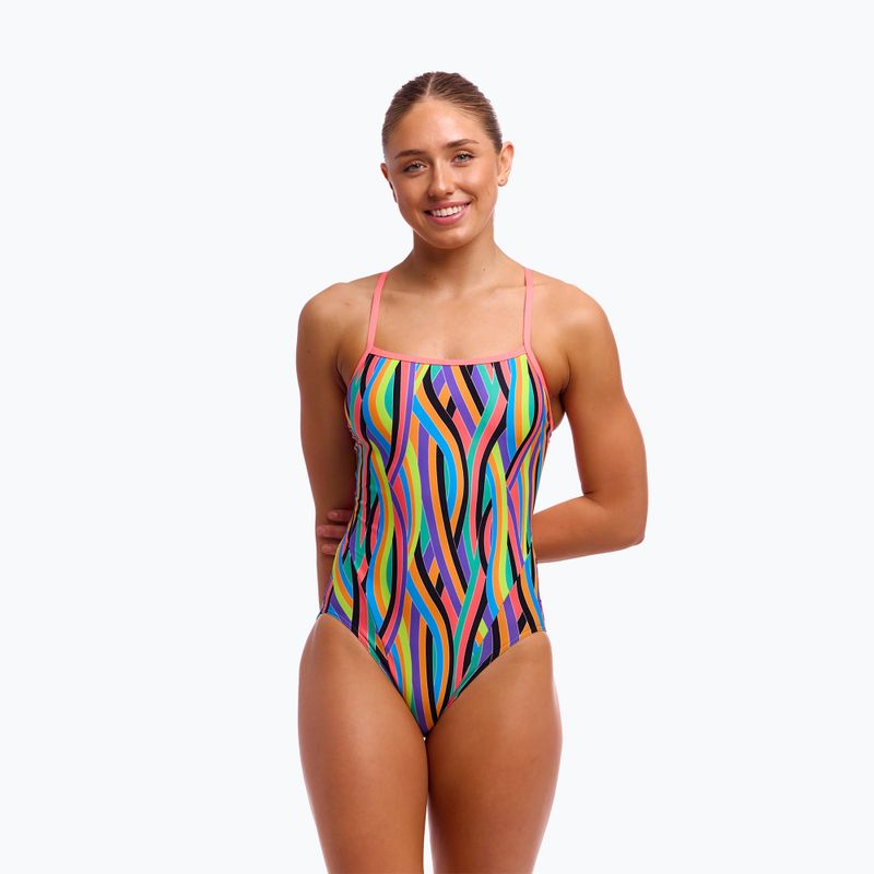 Купальник суцільний жіночий Funkita Single Strap One Piece curl curl 4