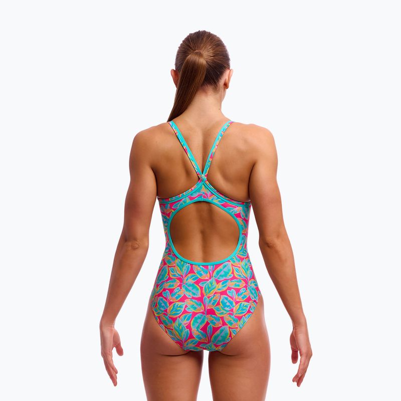 Купальник суцільний жіночий Funkita Diamond Back One Piece planted pink 2