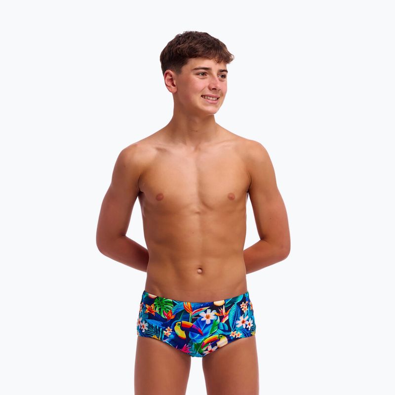 Дитячі плавальні боксерки Funky Trunks Sidewinder Trunks birdie wordie 2