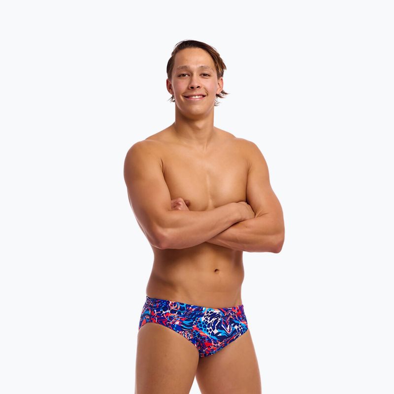 Плавки чоловічі Funky Trunks Seamed Briefs mad cat 2