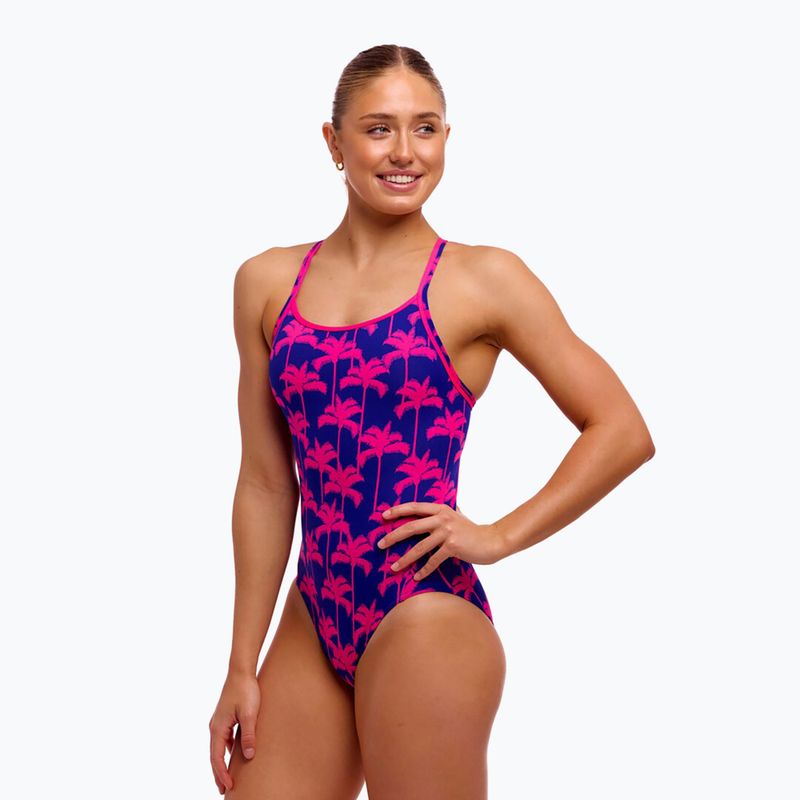 Купальник суцільний жіночий Funkita Diamond Secure One Piece pinky palms 2