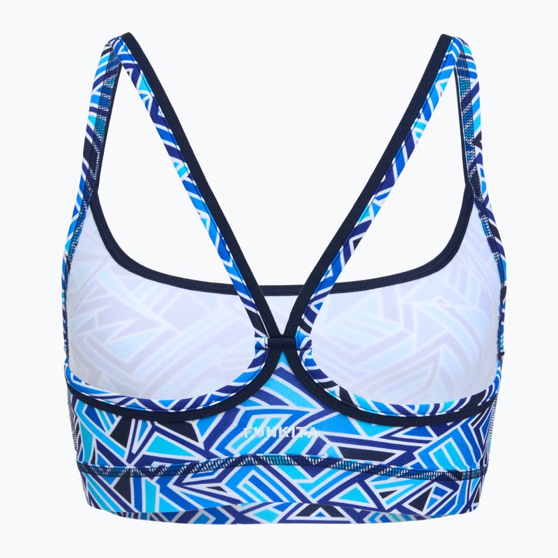 Верхня частина купальника Funkita Sports Top blue bits 2