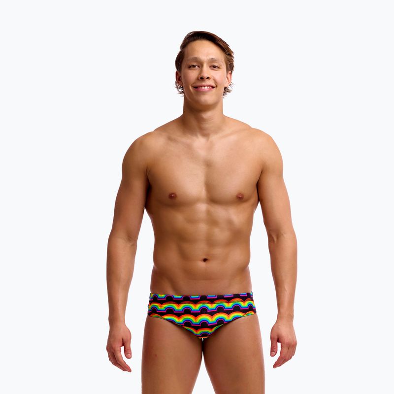 Плавки чоловічі Funky Trunks Classic Brief rainbowie 2