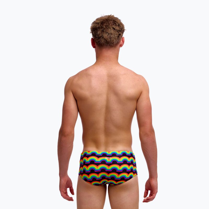 Дитячі плавальні боксерки Funky Trunks Sidewinder Trunks rainbowie 4