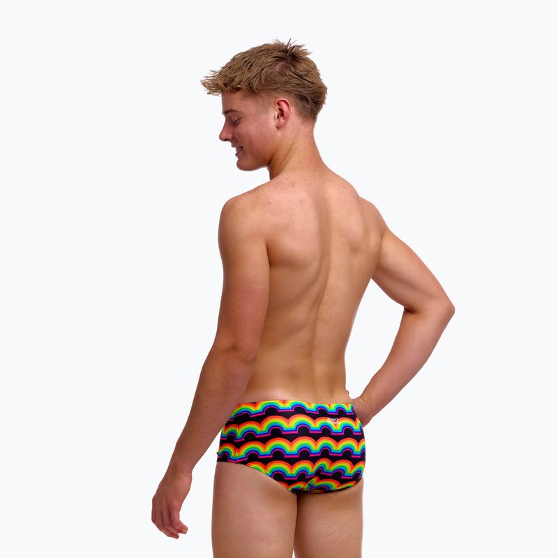Дитячі плавальні боксерки Funky Trunks Sidewinder Trunks rainbowie 5
