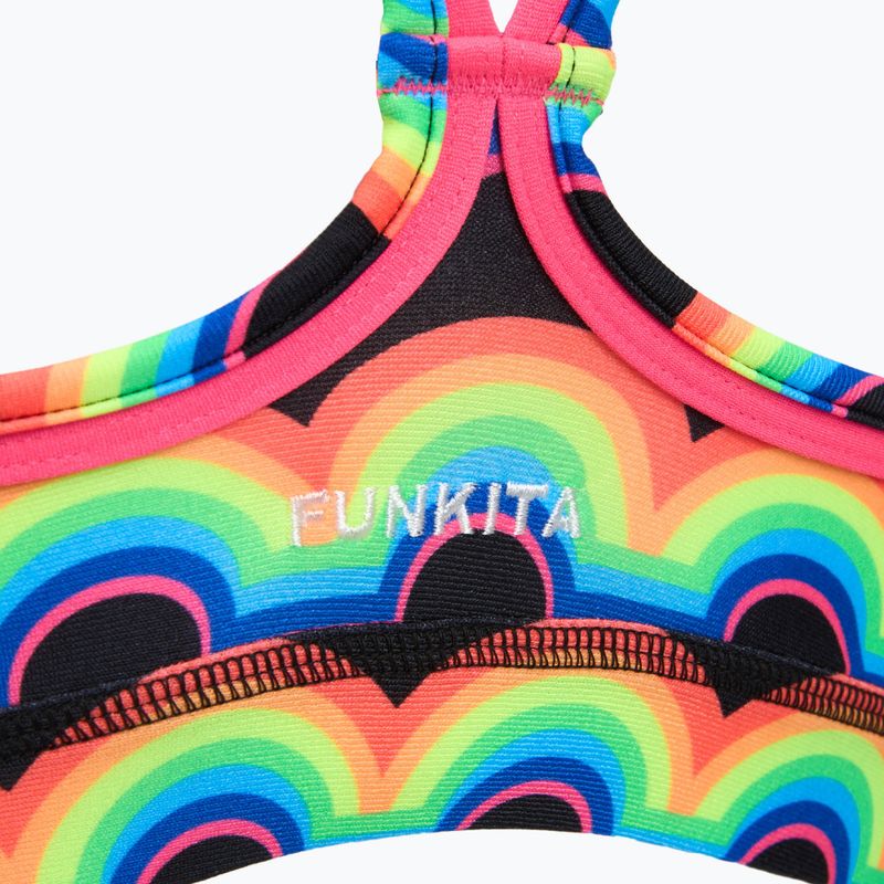 Верхня частина купальника Funkita Sports Top rainbowie 3
