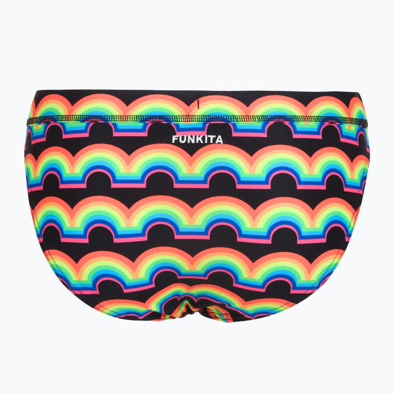 Нижня частина купальника Funkita Sports Brief rainbowie 2