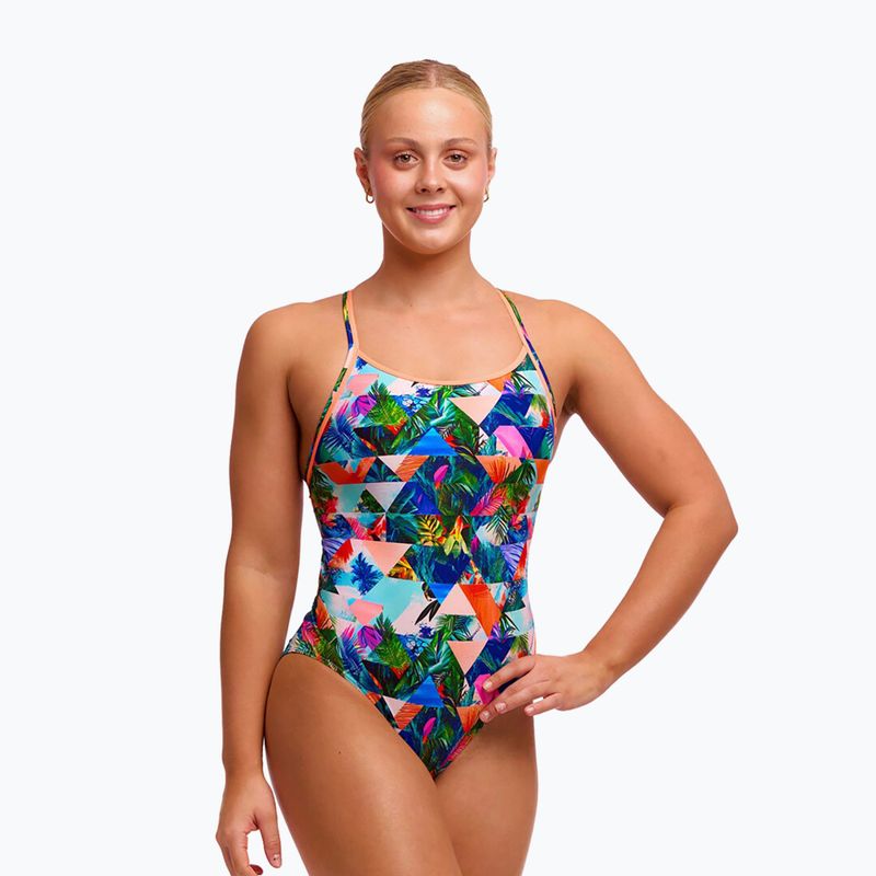 Купальник суцільний жіночий Funkita Diamond Back One Piece palm prism 2