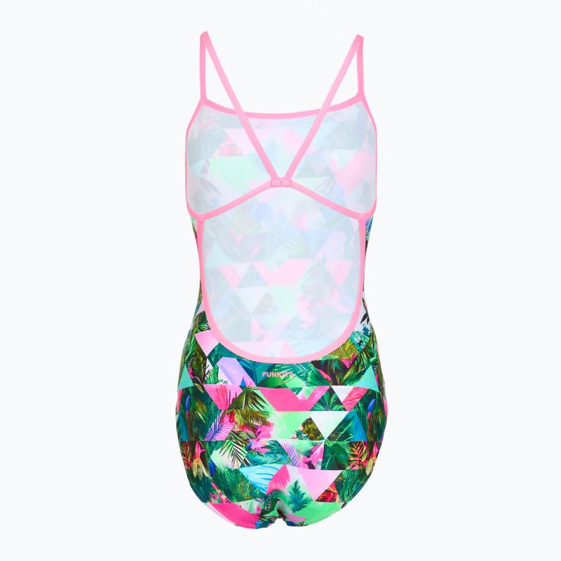 Купальник суцільний жіночий Funkita Single Strap One Piece sub lime 2