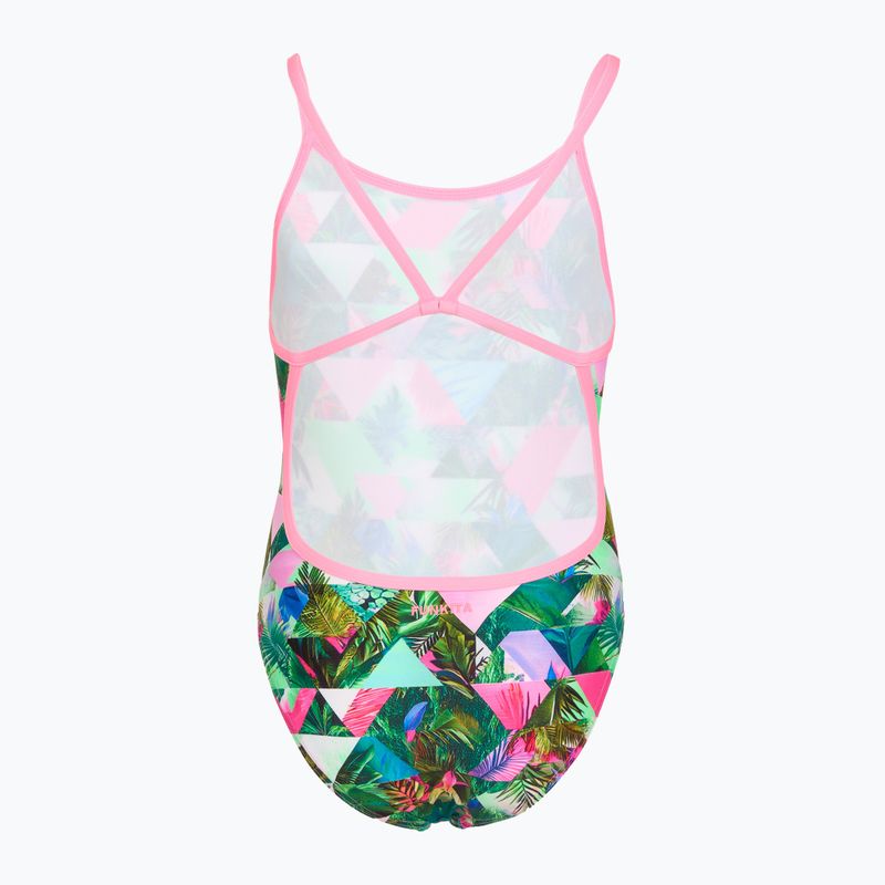 Дитячий суцільний купальник Funkita Single Strap One Piece sub lime 2