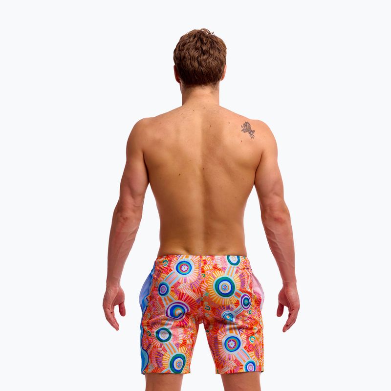 Шорти для плавання чоловічі Funky Trunks Long Johnny Short kulin colour 4