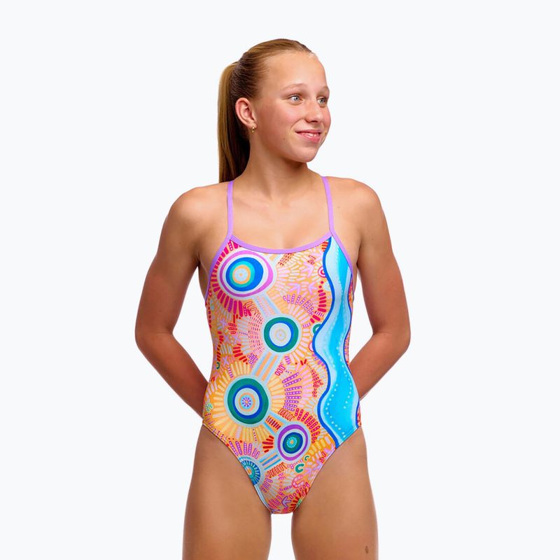 Дитячий суцільний купальник Funkita Single Strap One Piece kulin colour