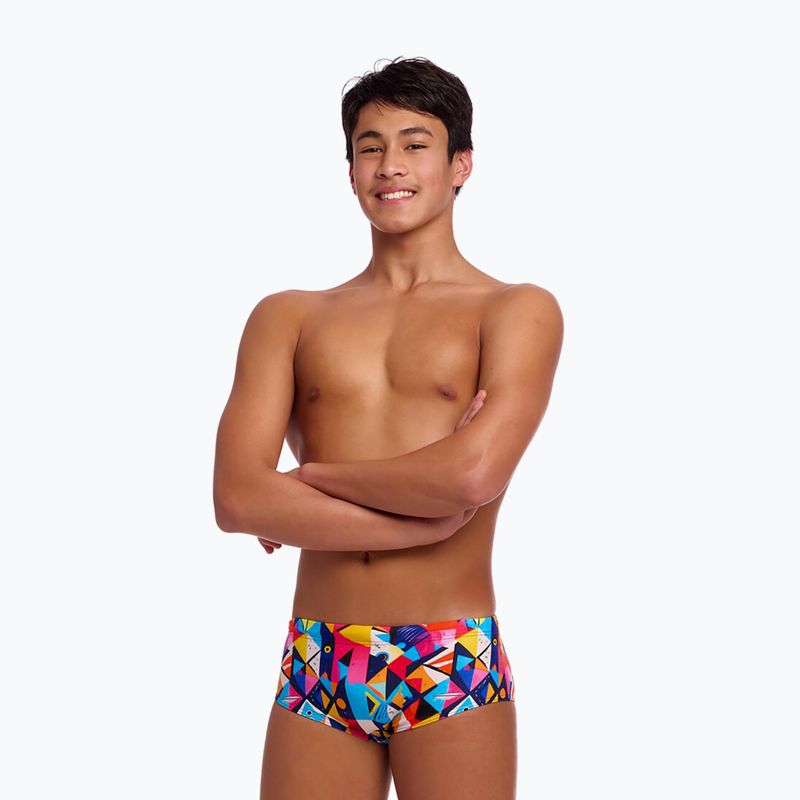Дитячі плавальні боксерки Funky Trunks Sidewinder Trunks broken blox