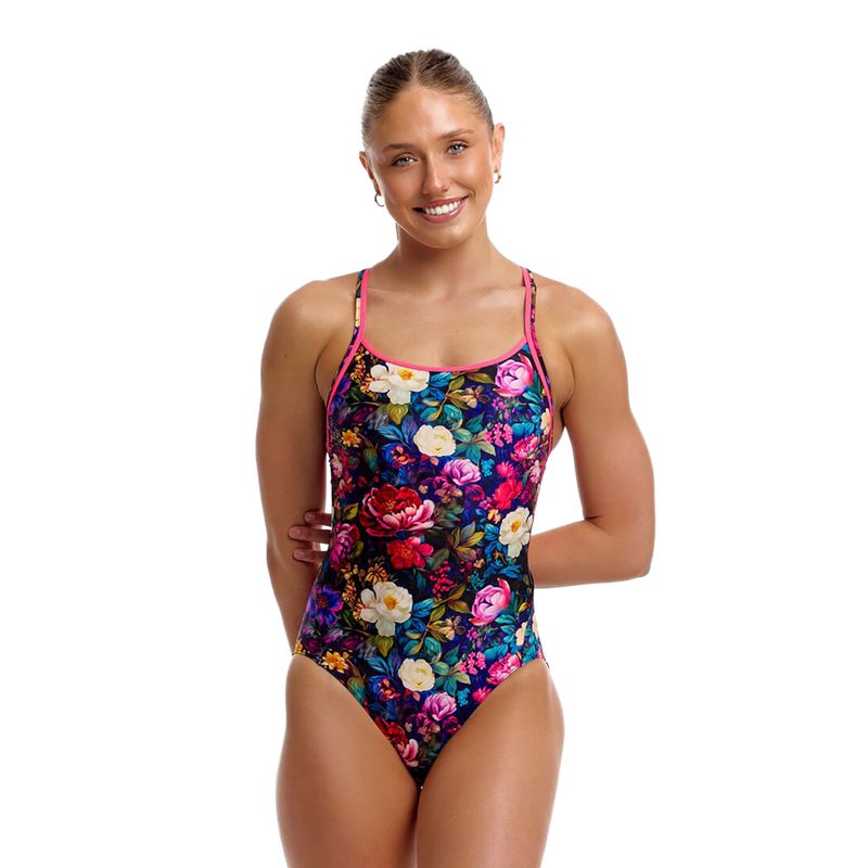 Купальник суцільний жіночий Funkita Diamond Back One Piece bed of roses 2