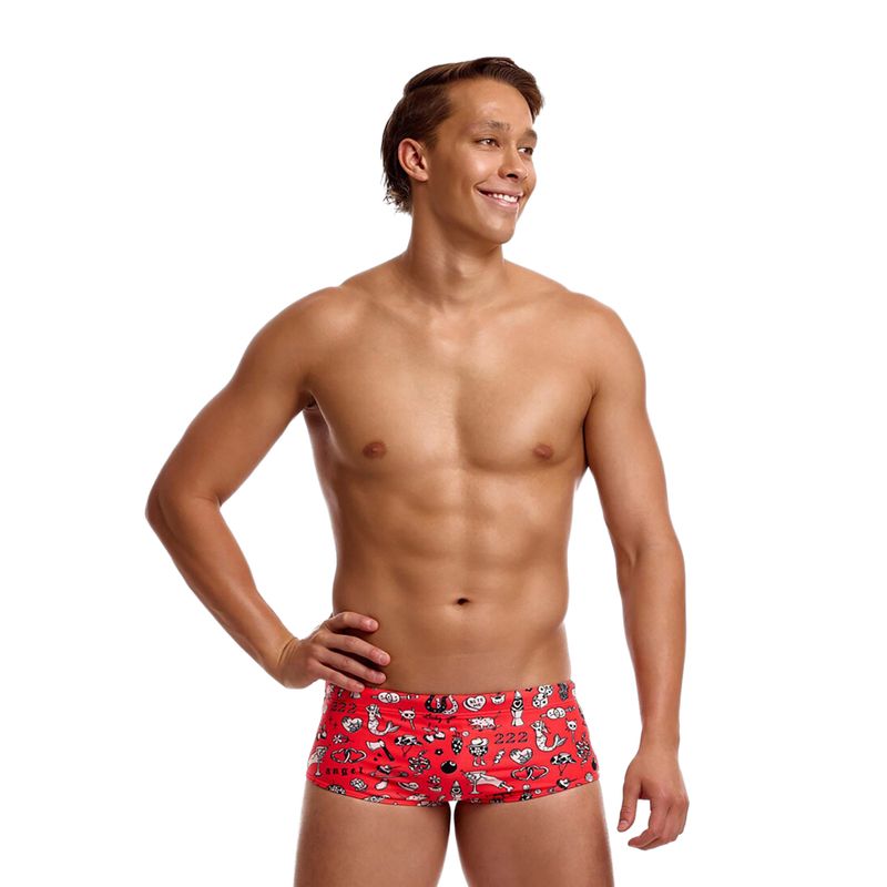 Плавки-боксерки чоловічі Funky Trunks Sidewinder Trunks scribbles 2