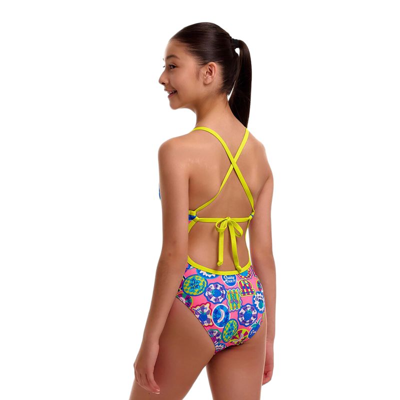 Купальник суцільний дитячий Funkita Tie Me Tight One Piece zesty besty 3