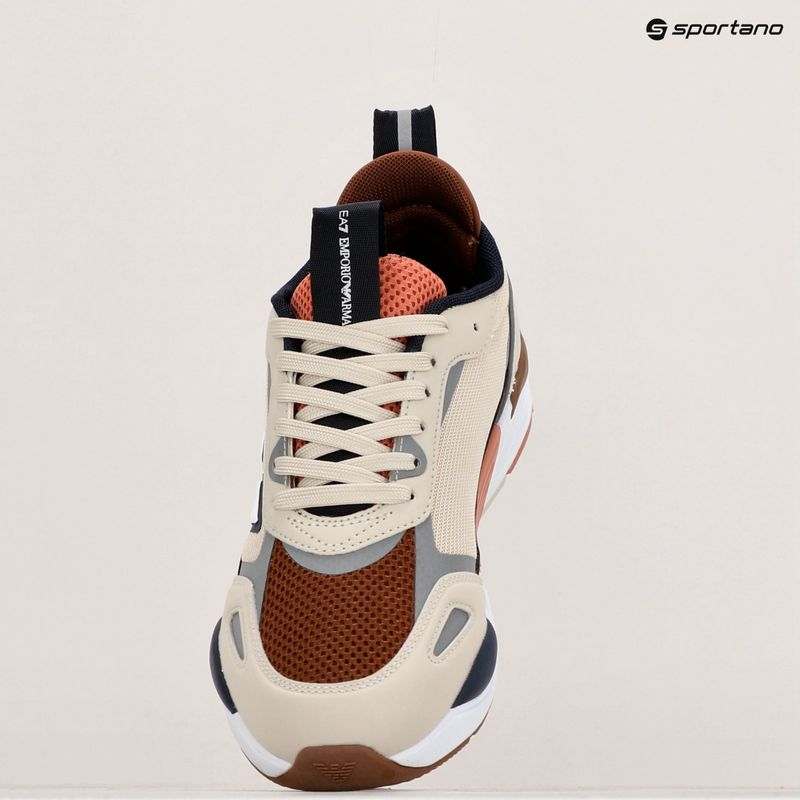 Кросівки EA7 Emporio Armani Ace Runner rainy day/black iris/ emperador/terracotta 9