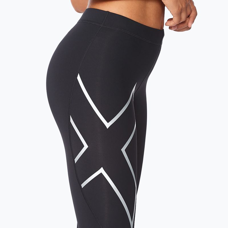 Легінси тренувальні жіночі 2XU Core Compression 3/4 black/silver 4