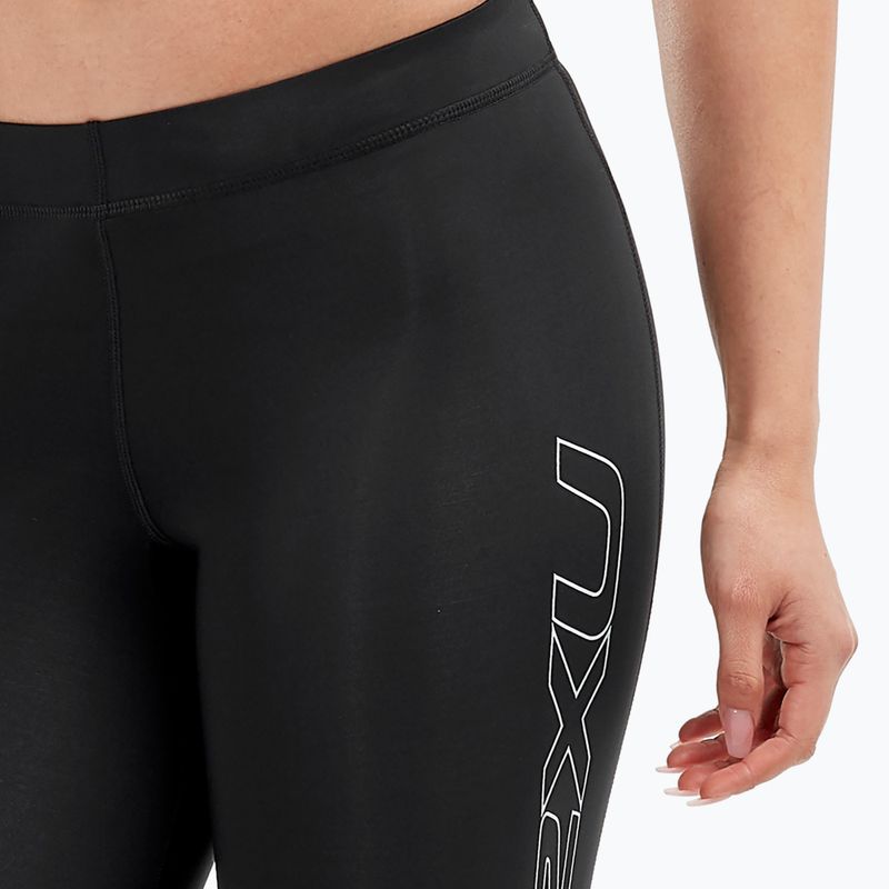 Легінси тренувальні жіночі 2XU Core Compression 3/4 black/silver 5