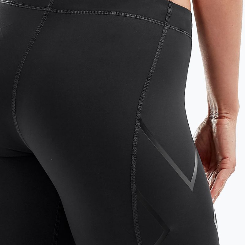 Легінси тренувальні жіночі 2XU Core Compression 3/4 black/silver 6