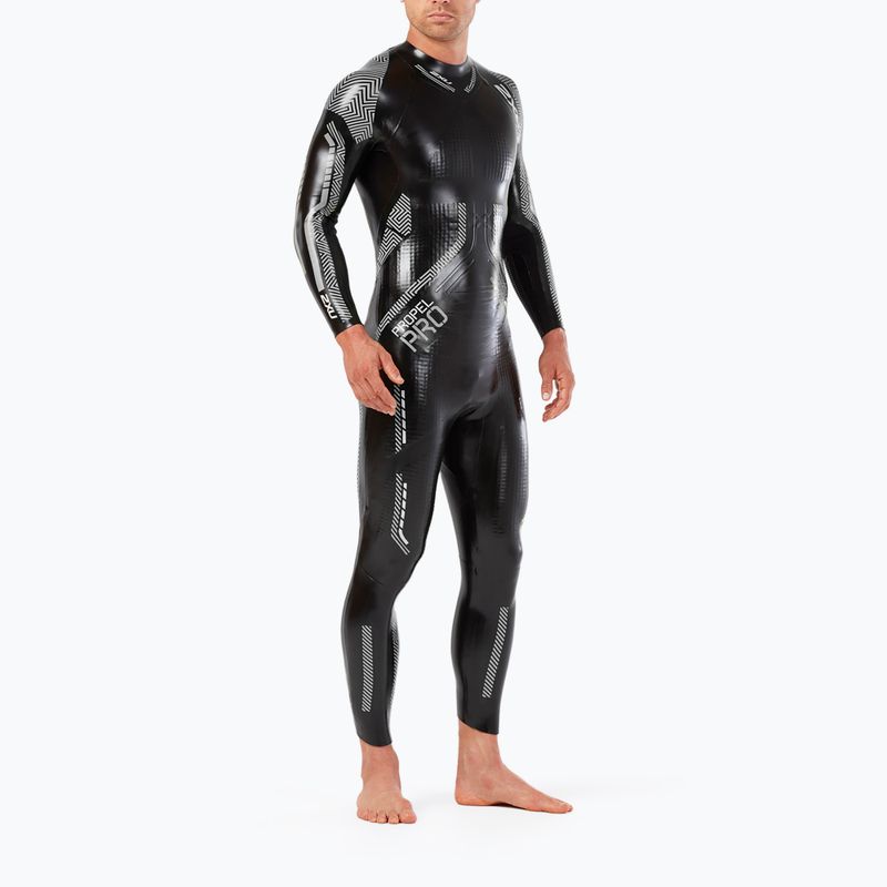 Гідрокостюм для триатлону чоловічий 2XU Propel PRO black/silver 2