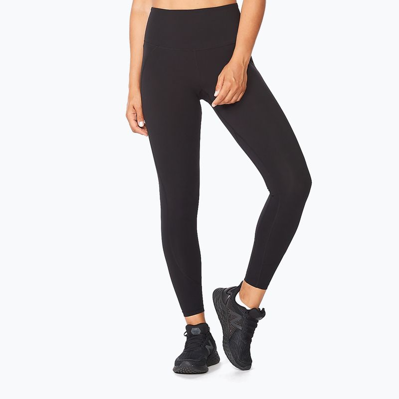 Легінси тренувальні жіночі 2XU Form Hi-Rise Compression black/black 2