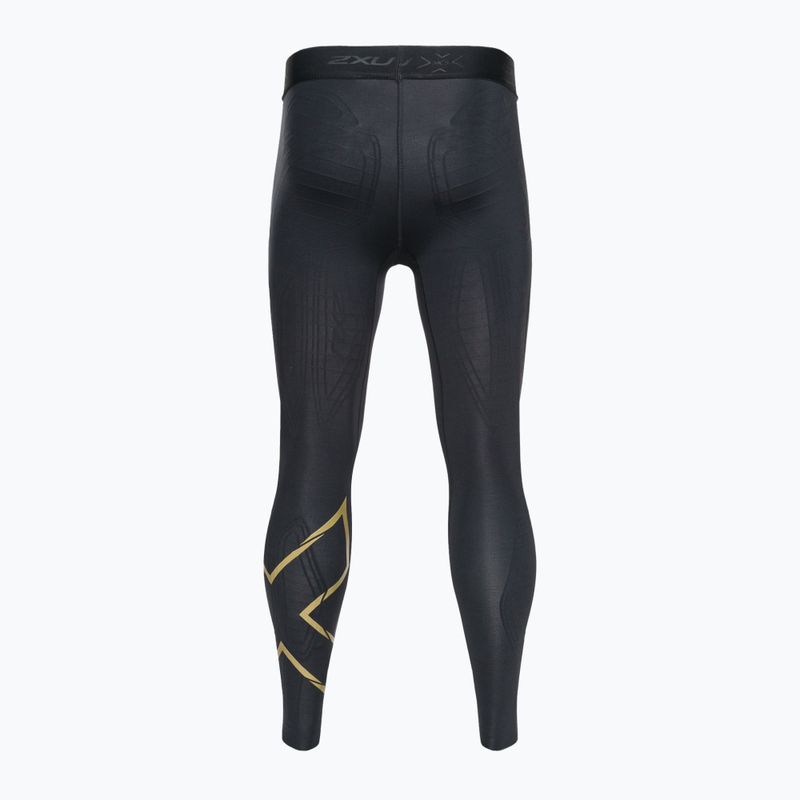 Легінси тренувальні чоловічі 2XU Force Compression black/gold 2