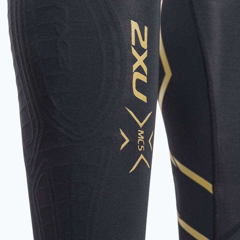 Легінси тренувальні чоловічі 2XU Force Compression black/gold 3