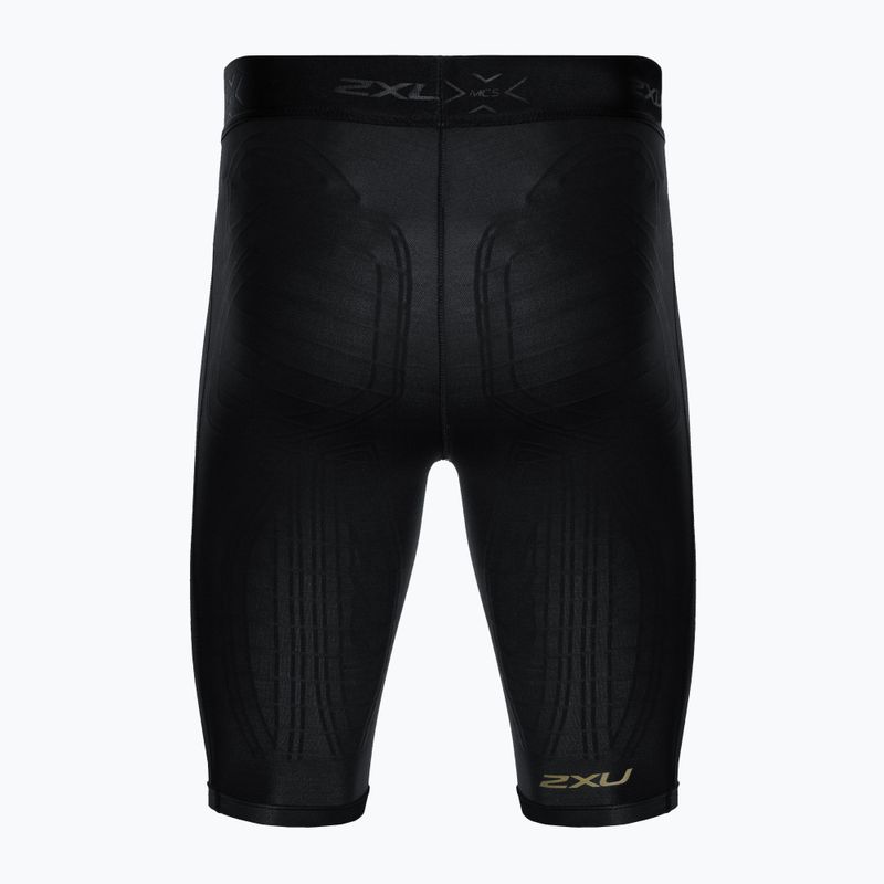 Шорти для тренувань чоловічі 2XU Force Compression black/gold 6
