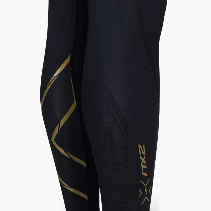 Легінси тренувальні жіночі 2XU Force Mid-Rise Compression black/gold 9