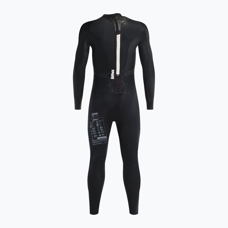 Гідрокостюм для триатлону чоловічий 2XU Propel 2 black/orange fizz 5