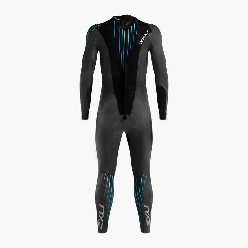 Гідрокостюм для триатлону чоловічий 2XU Propel 1 black/blue ombre 3