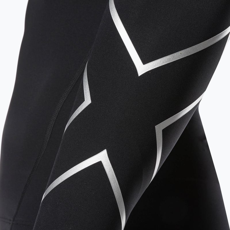 Лонгслів тренувальний чоловічий 2XU Core Compression black/silver 7