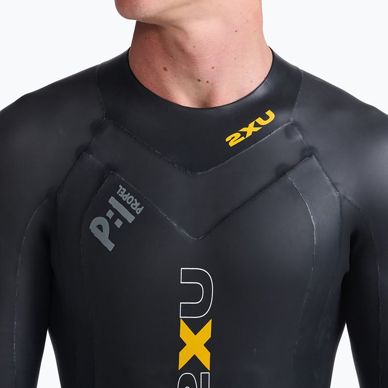 Чоловічий гідрокостюм для триатлону 2XU Propel:1 black/ambition MW4991C 5