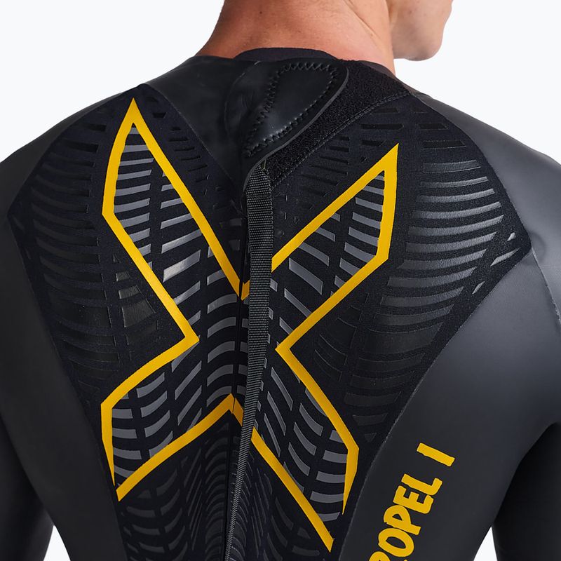 Чоловічий гідрокостюм для триатлону 2XU Propel:1 black/ambition MW4991C 6