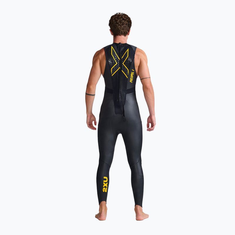 Чоловічий гідрокостюм для триатлону 2XU Propel:1 black/ambition MW4992C 2