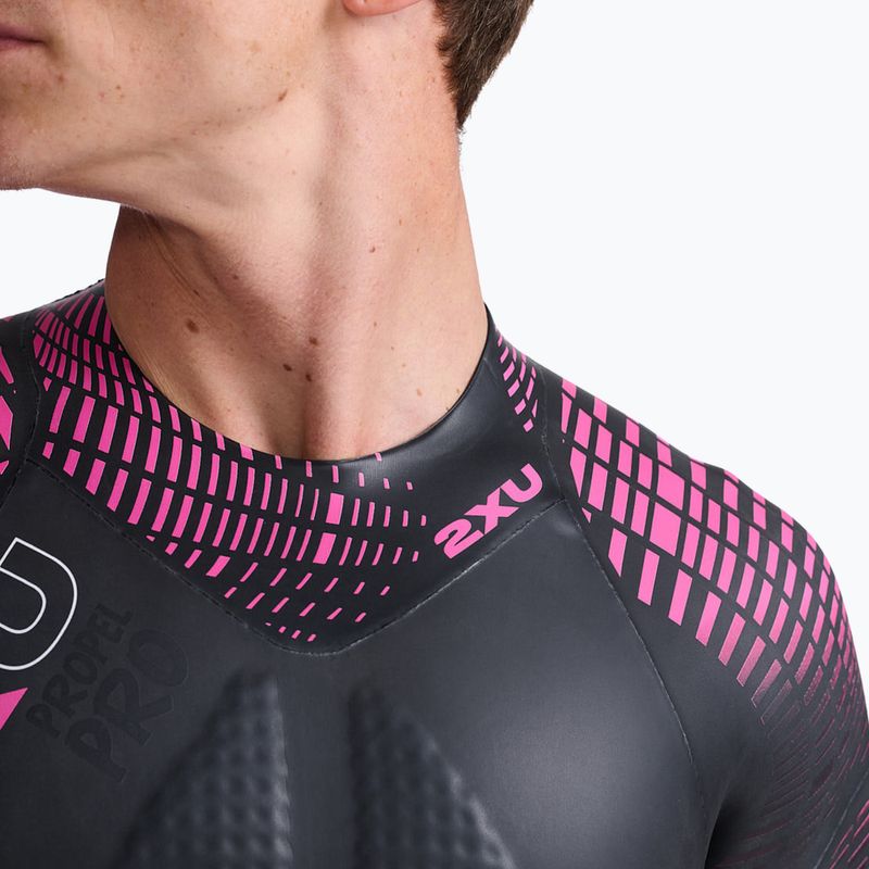 Гідрокостюм для тріатлону чоловічий 2XU Propel PRO 3 мм black/punk pink 6