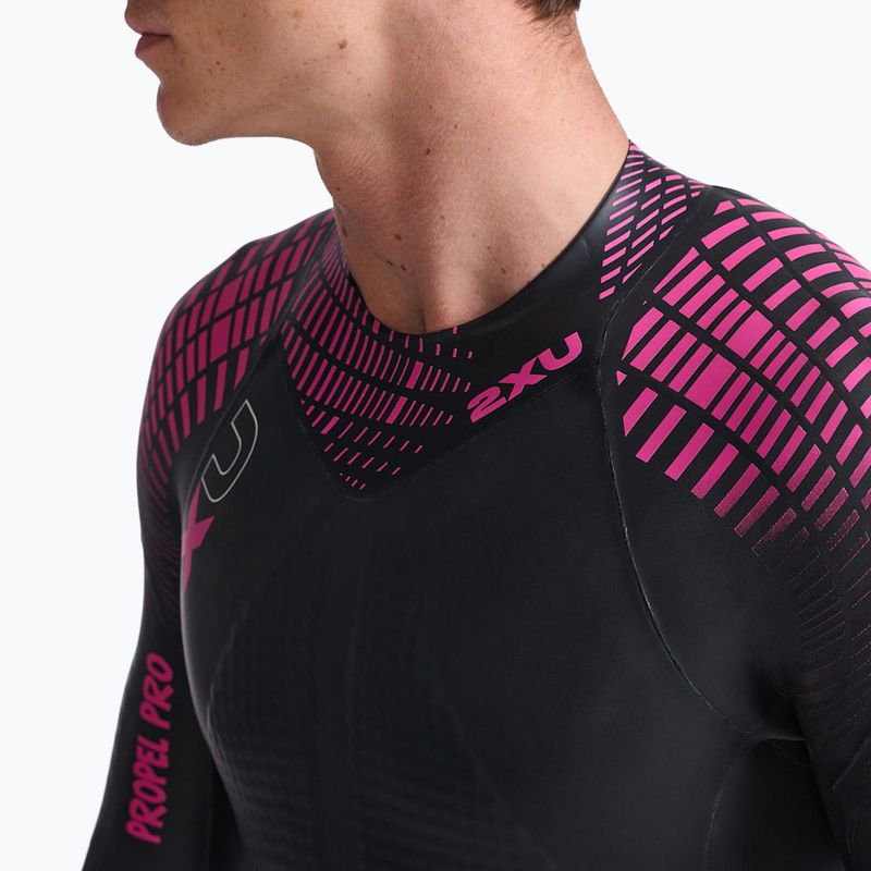 Гідрокостюм для тріатлону чоловічий 2XU Propel PRO 3 мм black/punk pink 7