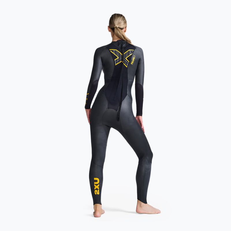 Жіночий гідрокостюм для триатлону 2XU Propel:1 black/ambition WW4994C 2