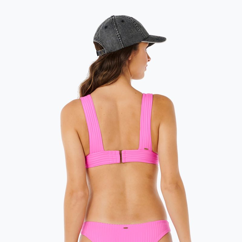 Купальник роздільний жіночий Rip Curl Premium Surf D-Dd Deep V super pink 3