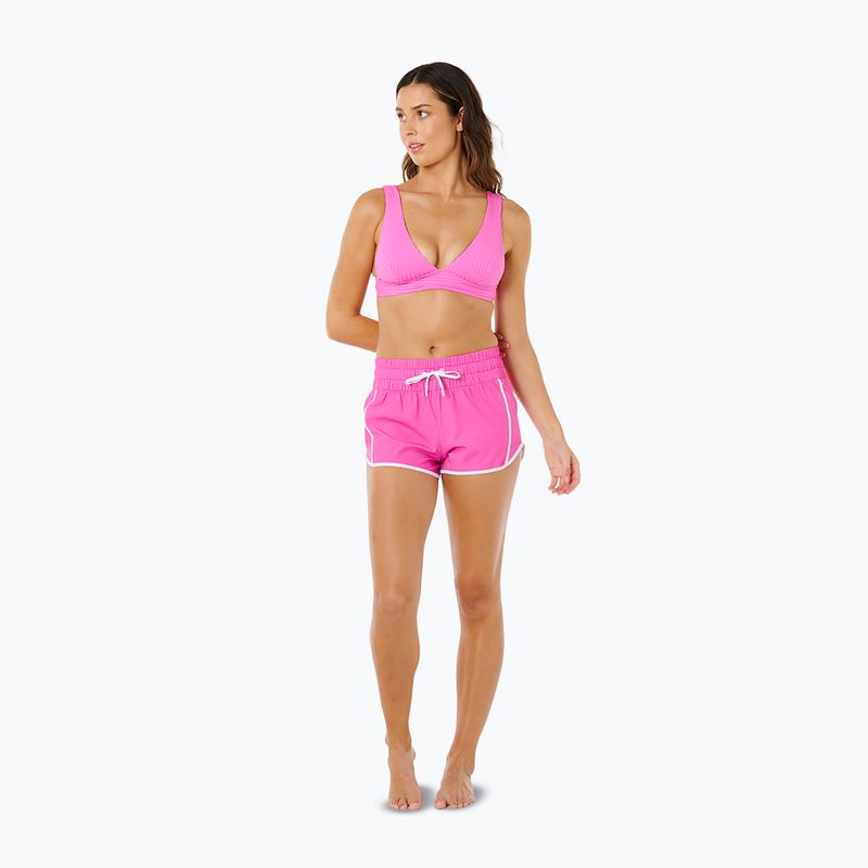 Шорти для плавання жіночі Rip Curl High Waist Retro Volley 3" super pink 2