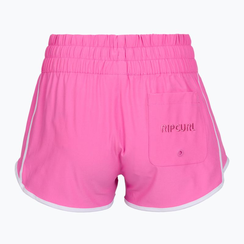 Шорти для плавання жіночі Rip Curl High Waist Retro Volley 3" super pink 7